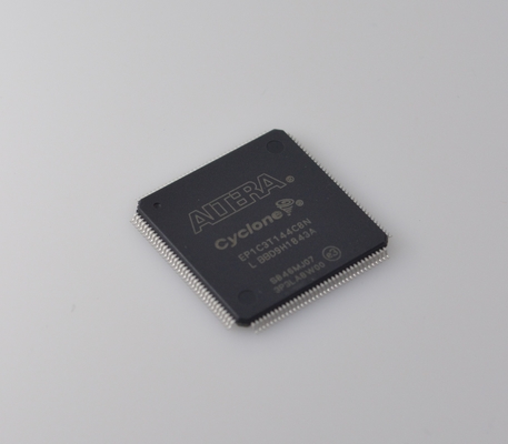 FPGA Cyclone EP1C3T144C8N con 2.910 LE, 144-Pin TQFP, funzionamento a 3.3V, PLL integrato, I/O a basso costo e flessibili per controllo embedded e prototipazione