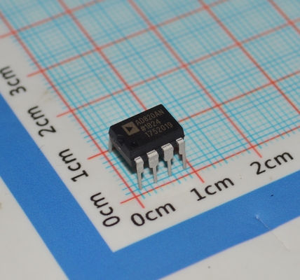 AD820AN Amplificatore Operazionale 5MHz BW 16V/µs Slew Alimentazione Singola/Doppia Basso 1.8mA Corrente Rail-to-Rail Out -40°C~125°C 8-Pin DIP/SOIC Grado Industriale