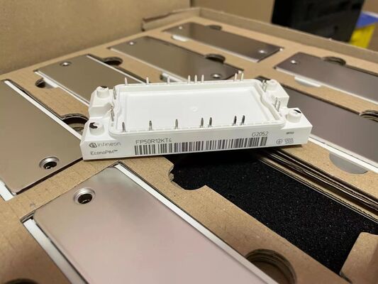 FP50R12KT4 1200V 50A PIM Modulo IGBT TRENCHSTOPTM IGBT4 Basso perdito di commutazione Rettificatore integrato e base di rame del freno NTC Alta frequenza di commutazione per motori e HVAC