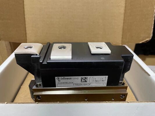 TT600N16KOF 1600V 600A Dual Thyristor Module Low VF 1.32V High Surge 21kA Pressure Contact Technology Baseplate isolato Trench Gate UL Certificato per soft starter e rettificatori