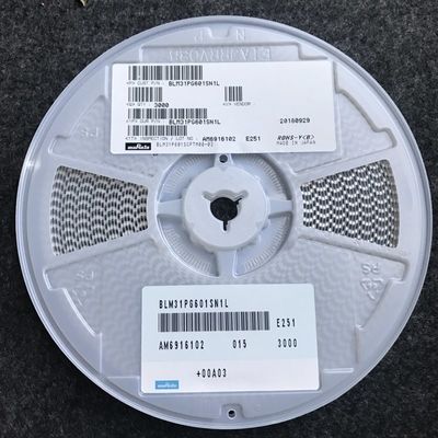 BLM31PG601SN1L 600Ω Ferrite Bead 1206 Dimensione 3A Corrente nominale Alta impedenza@100MHz AEC-Q200 -55°C a +125°C