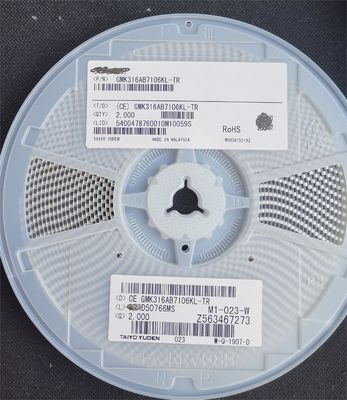 GMK316AB7106KL-TR 10μF 16V MLCC X5R 1206 ±10% Tol Basso ESR -55°C a +85°C AEC-Q200