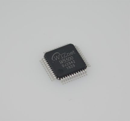 Chip TCP/IP cablato W5500 Interfaccia SPI 10/100Mbps Ethernet Buffer 32KB 3.3V -40°C a +85°C