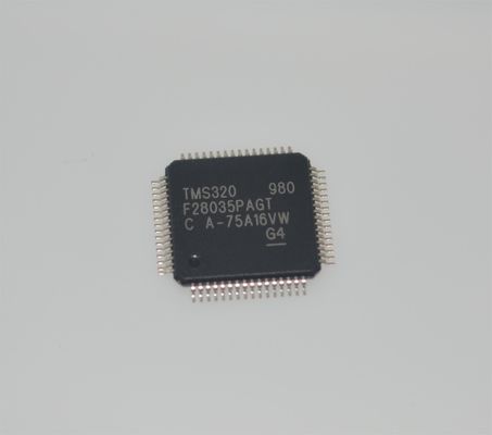 TMS320F28035PAGT 60MHz C2000 MCU 128KB Flash 12-bit ADC 16 PWM TQFP-64 -40°C a +105°C