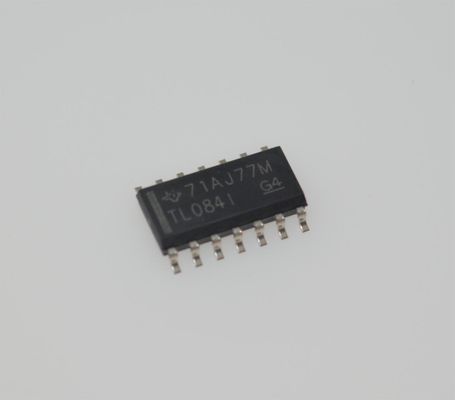 TL084IDR Amplificatore Operazionale Quad JFET 4MHz Larghezza di Banda 13V/µs Velocità di Slew ±18V Alimentazione 3pA Polarizzazione in Ingresso SOIC-14 -40°C a +125°C