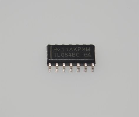 TL084BCDR Quad JFET-Input Op Amp 4MHz Larghezza di banda 13V/μs Tasso di svolta ±18V Fornitura 3pA Bias di ingresso SOIC-14 -40°C a +125°C