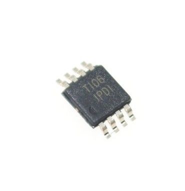 Amplificatore di strumentazione di precisione INA826AIDGKR con uscita rail-to-rail a basso rumore, ampia gamma di alimentazione, bassa potenza, elevato CMRR e piccolo package MSOP-8