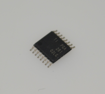 Amplificatore di guadagno programmabile di precisione PGA281AIPWR 0.1-1000x Guadagno 10MHz BW ±18V Fornitura 0.025% Errore di guadagno TSSOP-16 -40°C a +125°C