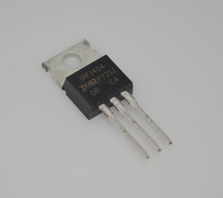 IRF1404PBF 40V 162A N-Channel MOSFET con RDS ultra-basso 1.7mΩ ((on) TO-220 Package 100% Avalanche Tested Fast Switching High Power Density and Industrial-Grade Reliability