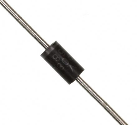 1N5819 Diodo Schottky 1A/40V Basso VF (0,6V) Trasferimento rapido Alta efficienza Basse perdite di potenza DO-41 Pacchetto -65°C a +125°C Intervallo ideale per la protezione della polarità e convertitori CC-CC