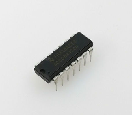 ADC0834CCN ADC a 8 bit, 4 canali di ingresso, alimentazione a 5V, I/O seriale, bassa potenza, da 0°C a +70°C, facile interfaccia MCU, soluzione conveniente