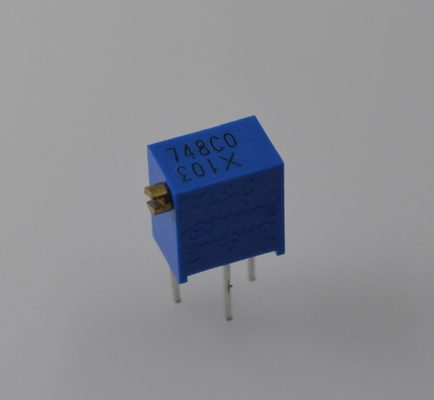 3266X-1-103LF 10KΩ Trimmer 1/4W Potenza 300V Valore nominale ±10% Tolleranza Costruzione Cermet Montaggio PC Regolazione affidabile per circuiti di precisione
