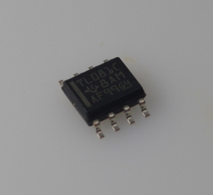 TL081CDR Amplificatore Operazionale ad Alta Velocità con Ingresso JFET, Banda 3MHz, Velocità di Slew 13V/µs, Basso Rumore, Ampia Alimentazione ±18V, Ingresso ad Alta Impedenza e Intervallo di Temperatura Industriale per Circuiti Analogici di Precisione