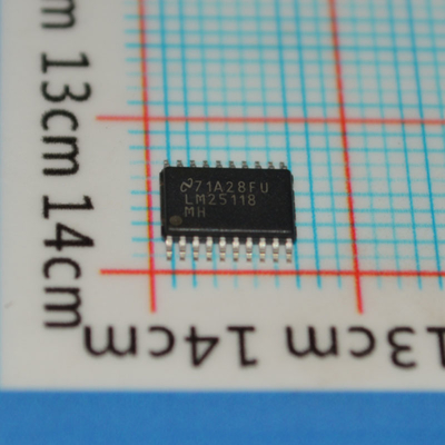 LM25118MHX/NOPB Buck Controller 4.5V-42V Input 75V/5A Switches 500kHz-1MHz Freq Sync Rectification Regolabile UVLO Termic Shutdown 20-Pin HTSSOP Wide Temp Range