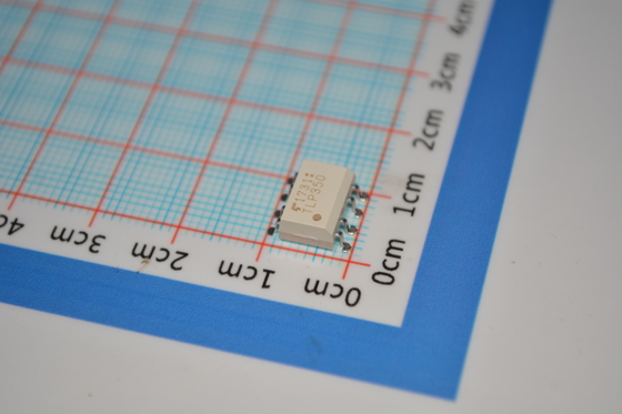 Driver per gate IGBT/MOSFET ad alta velocità TLP350H da 1 Mbps con uscita 0,7 A/0,5 A Immunità 15 kV/µs Soglia 5 mA Isolamento 5000 Vrms Compatibile CMOS in package SO6 compatto
