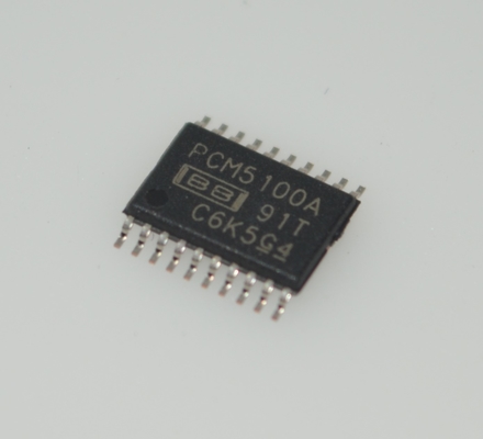 PCM5100APWR Advanced 32-bit 384kHz Stereo DAC 112dB SNR, <0,001% THD+N Integrated LP Filter 2VRMS Output Low Jitter Single Supply (2.7-5.5V) Piccolo TSSOP-16 per audio Hi-Fi portatile