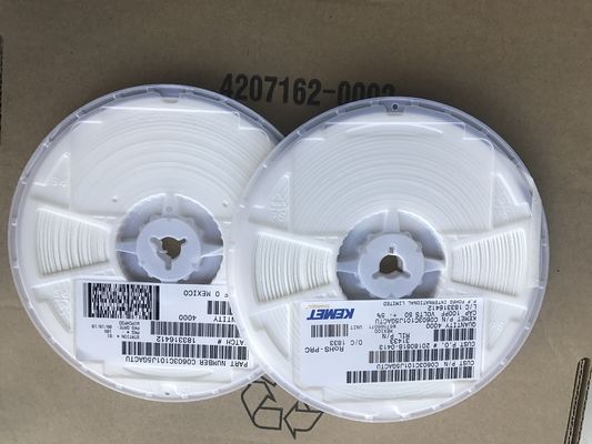 C0603C101J5GACTU 100pF 50V C0G/NP0 Condensatore Ceramico 0603 5% Tolleranza Alta Stabilità Ultra-Basso ESR e Confezione a Nastro e Rullo per Circuiti ad Alta Frequenza