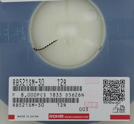 RB521SM-30 30V 200mA Diodo Schottky con VF Ultra-Bassa Commutazione ad Alta Velocità AEC-Q101 SOD-523 Senza Alogeni Protezione Inversione di Polarità per Elettronica Automobilistica
