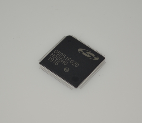 C8051F020-GQR ad alta velocità, 25 MIPS, core 8052, 64KB Flash In-System, 4.5KB RAM, ADC a 12 bit, DAC doppi a 12 bit, LQFP a 64 pin, intervallo di temperatura industriale, set di periferiche esteso