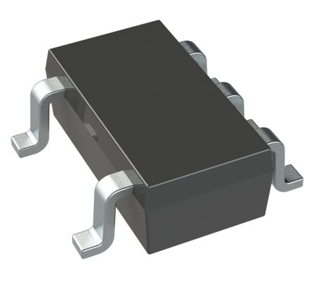 AP2821KTR-G1 Interruttore di carico a canale singolo 36V 2A Ultra-basso 60mΩ Rds(on) Logica da 1.2V a 5.5V Veloce avvio 20μs Blocco della corrente inversa reale Protezione termica e di corrente -40°C a +125°C