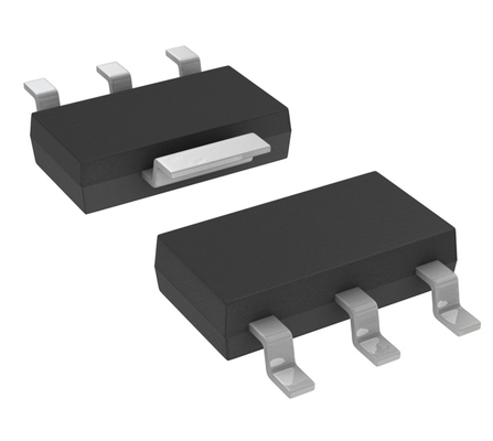 LM1117IMPX-ADJ/NOPB Regolatore LDO regolabile 1.25-13.8V 800mA con dropout 1.2V 1% di precisione Protezione termica/di corrente Stabile con condensatori ceramici Package SOT-223 Intervallo -40°C a +125°C