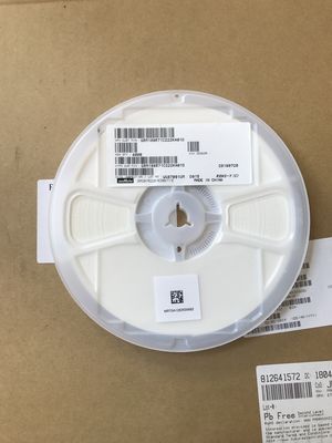 GRM188R71C222KA01D 2.2nF MLCC Valore nominale 16V Dielettrico X7R Case 0603 Tolleranza 10% Prestazioni stabili ad alta frequenza Ideale per circuiti di filtraggio e risonanza