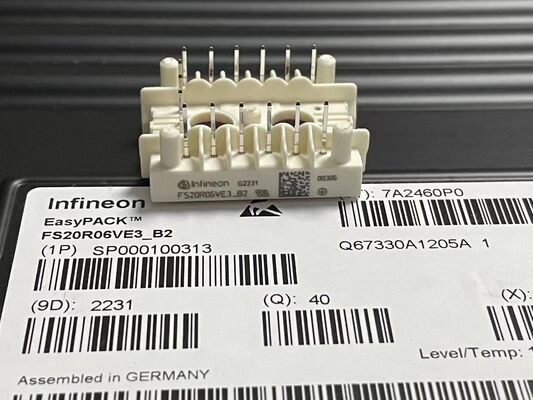 FS20R06VE3_B2 600V 20A Modulo IGBT Tecnologia Trenchstop VCEsat a bassa velocità di commutazione rapida NTC PressFIT Connessione integrata Alta densità di potenza ECONOIM-3 per unità