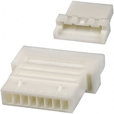 PALR-08VF Alloggiamento connettore a 8 posizioni con passo da 2,0 mm Serie PA Presa Terminazione a crimpare Blocco positivo Design compatto Corrente nominale 3A Tensione 100V AC per applicazioni Wire-to-Board