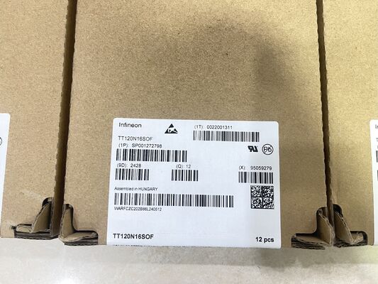 TT120N16SOFHPSA1 modulo SCR 1600V Vdrm 120A Itav contatto di pressione alta tensione bassa perdita di grado industriale per il controllo di potenza