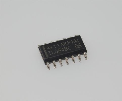 TL084BCDR Quad JFET-Input Op Amp 4MHz Larghezza di banda 13V/μs Tasso di svolta ±18V Fornitura 3pA Bias di ingresso SOIC-14 -40°C a +125°C