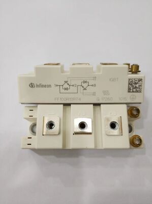 Modulo IGBT 3-in-1 FF100R12RT4 1200V/100A con Chopper Freno Integrato, Bassa VCE(sat), Commutazione ad Alta Velocità, Basse Perdite, NTC Integrato, Base isolata per Azionamenti Industriali e Sistemi UPS